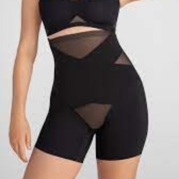 Honeylove SuperPower Girl-Short High Compression Breathable Sculpt Short Black L
